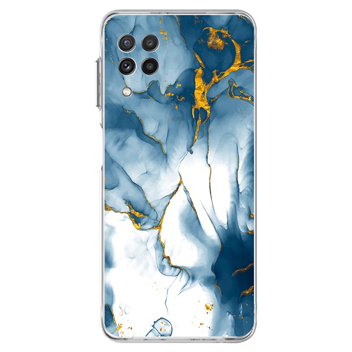 Case Celular Marmol Azul - Samsung