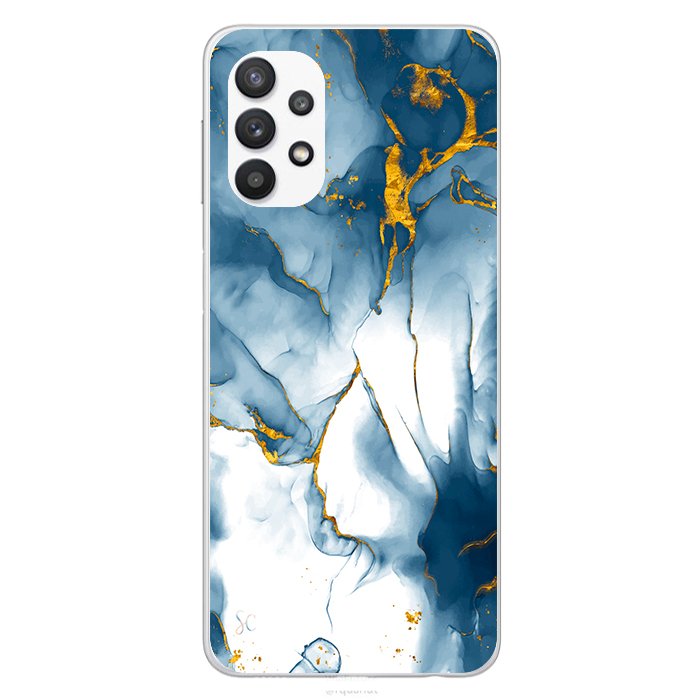 Case Celular Marmol Azul - Samsung
