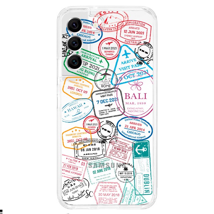 Case Celular Sellos Pasaporte - Samsung