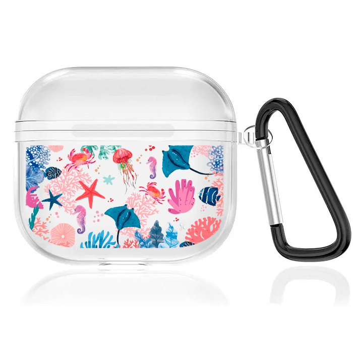 Case Audífonos Transparente Mantarraya