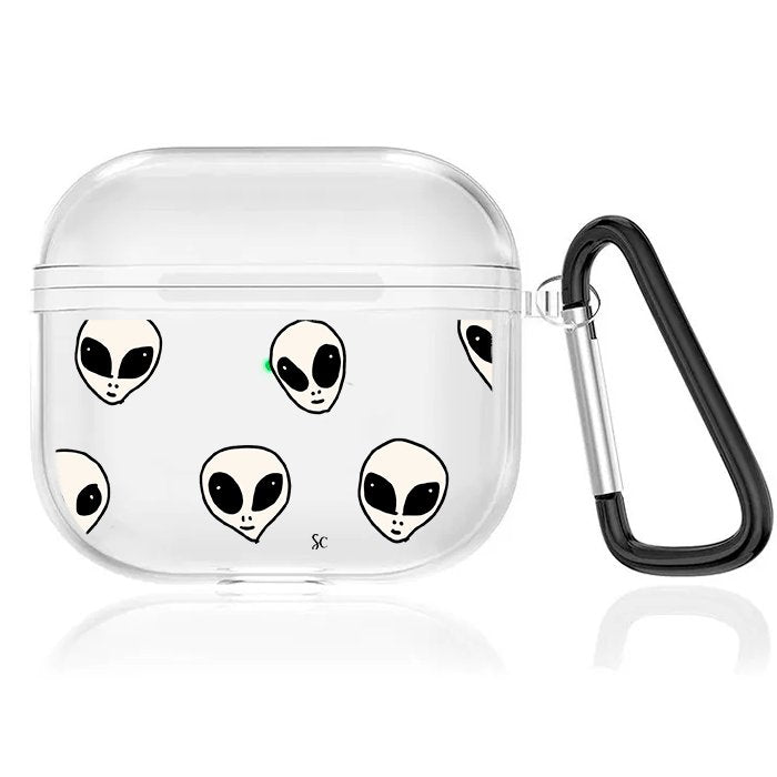 Case Audífonos Transparente Alien