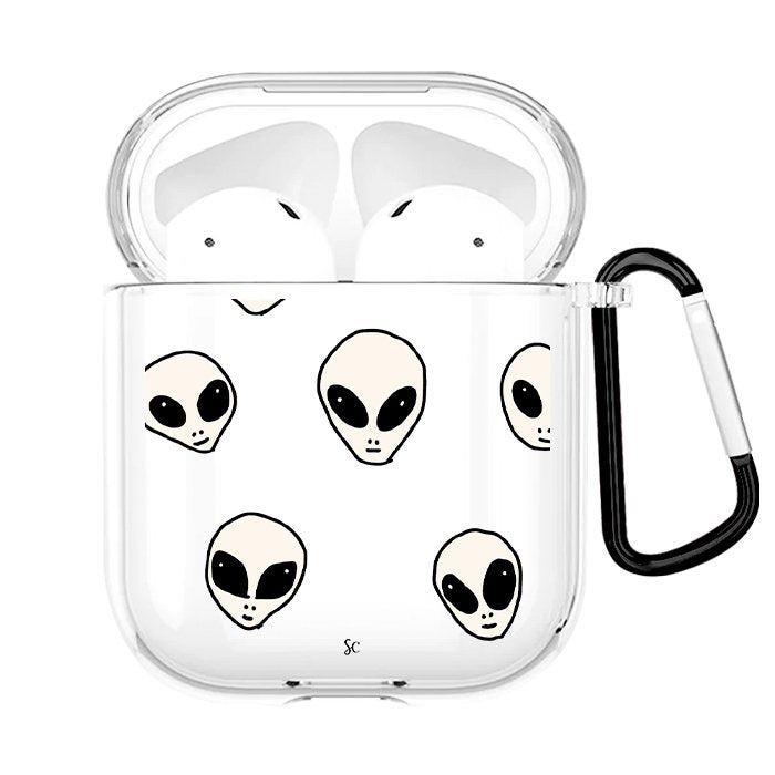 Case Audífonos Transparente Alien