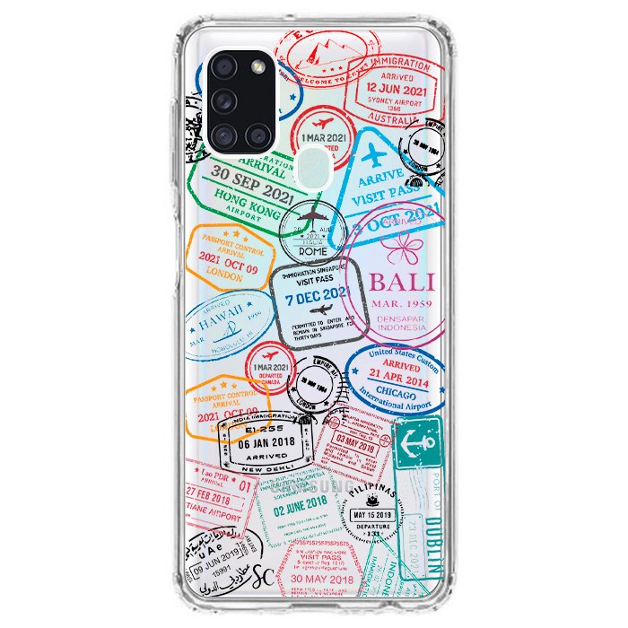 Case Celular Sellos Pasaporte - Samsung