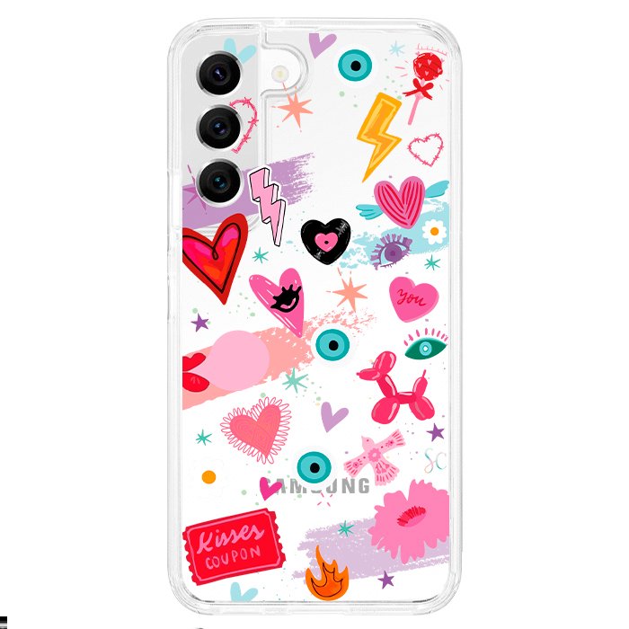 Case Celular Kisses - Samsung