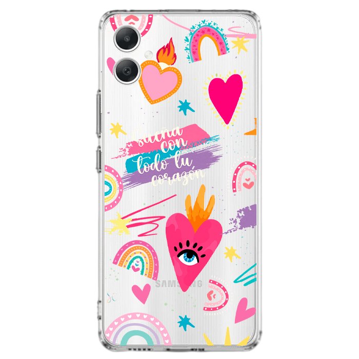 Case Celular Corazones 3 - Samsung