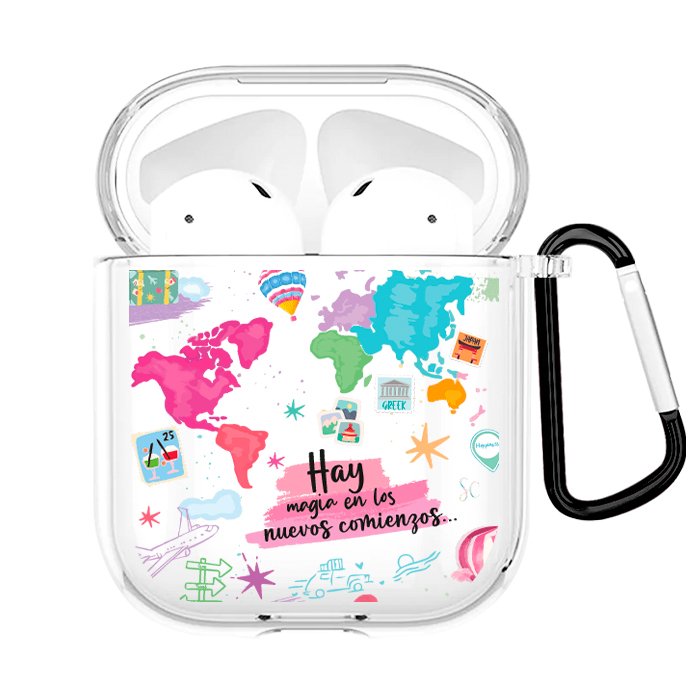 Case Audífonos Transparente Travel 3
