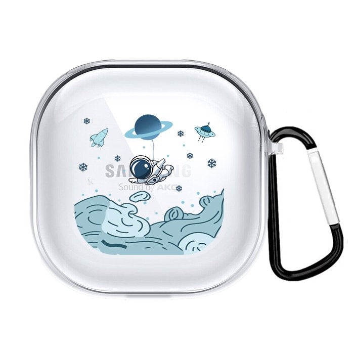 Case Audífonos Transparente Astronauta