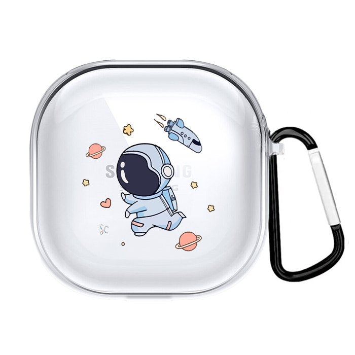 Case Audífonos Transparente Astronauta