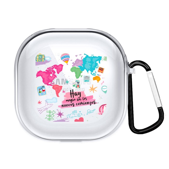 Case Audífonos Transparente Travel 3