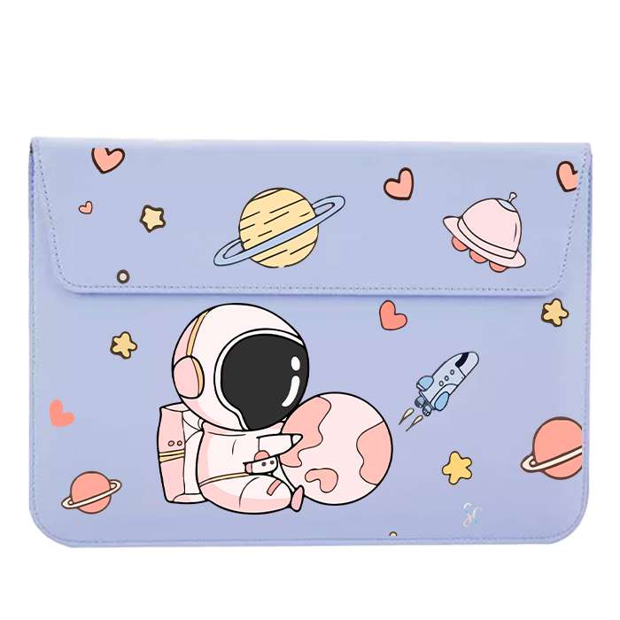 A Funda Computador Astronauta Rosa
