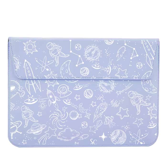 A Funda Computador Galaxia Blanco