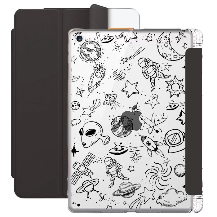 E. Case iPad Galaxia Negro