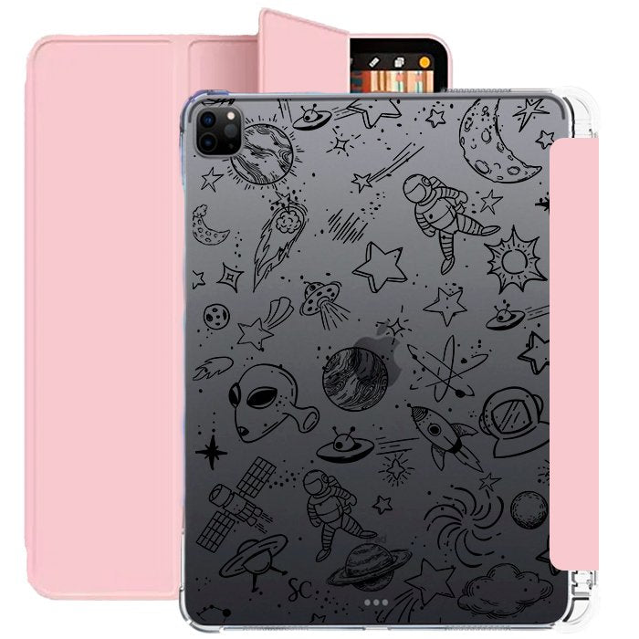E. Case iPad Galaxia Negro
