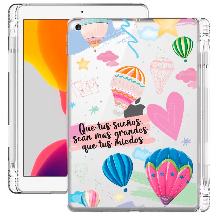 E. Case iPad Globos