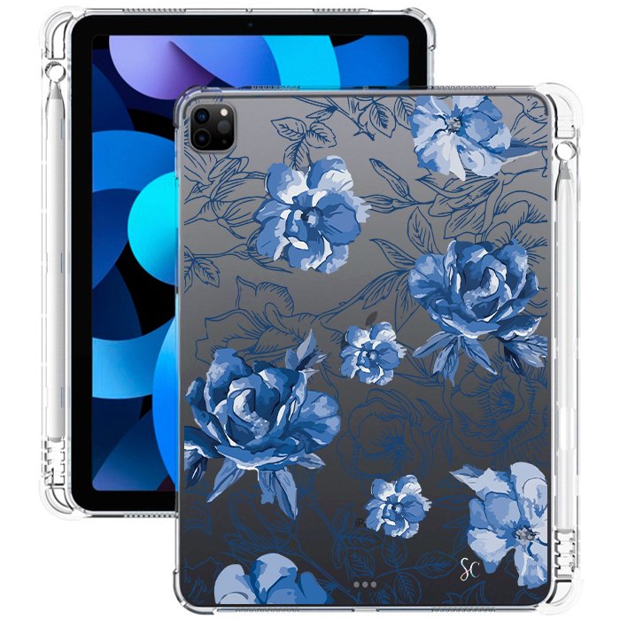 E. Case iPad Flores Azules