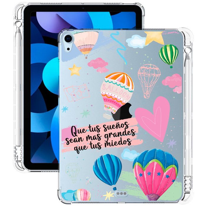 E. Case iPad Globos