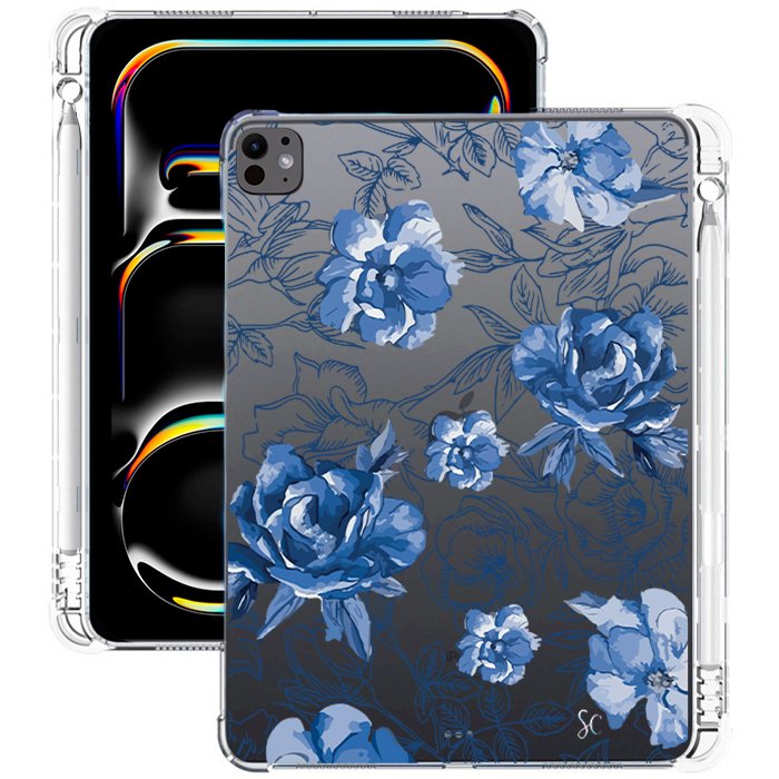 E. Case iPad Flores Azules
