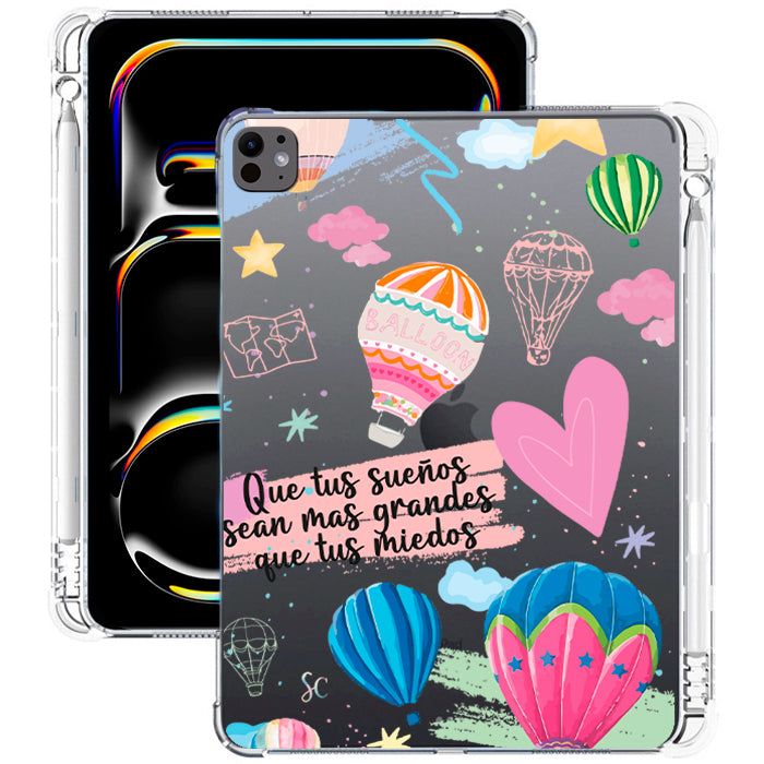 E. Case iPad Globos