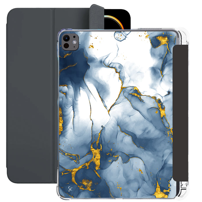 E. Case iPad Marmol Azul