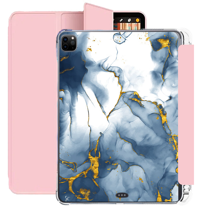 E. Case iPad Marmol Azul