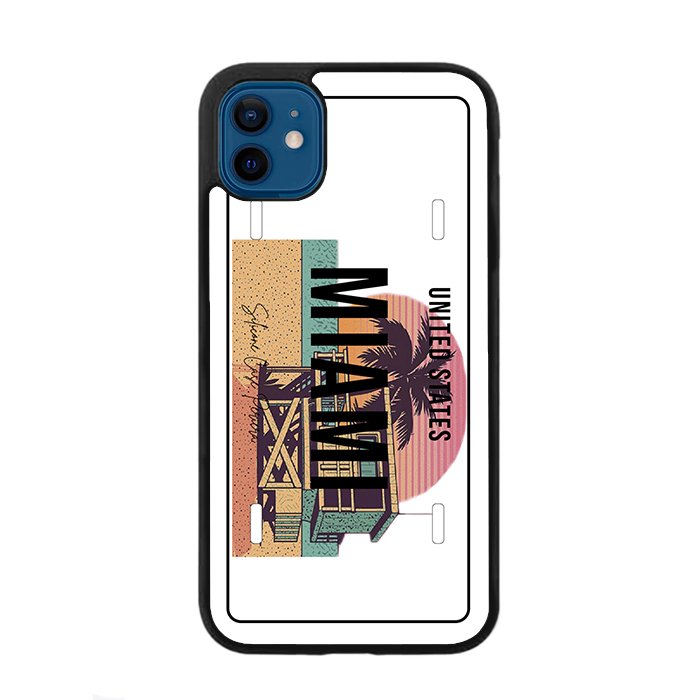 E. iPhone Placa Miami