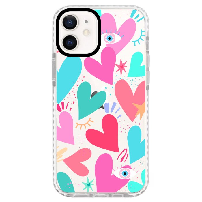 Case Celular Corazones 2 - iPhone