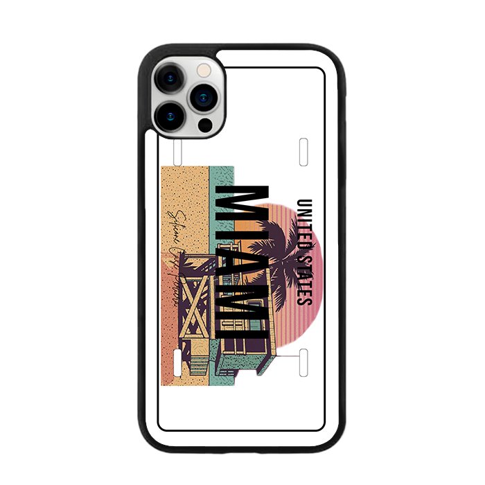 E. iPhone Placa Miami