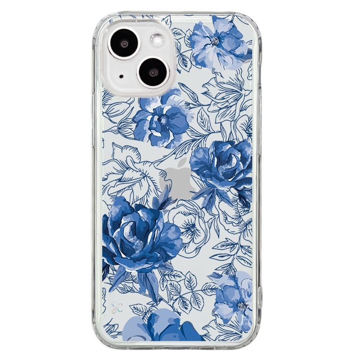 Case Celular Flores Azules - iPhone