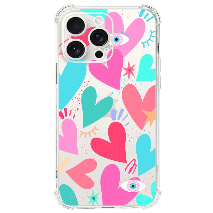 Case Celular Corazones 2 - iPhone