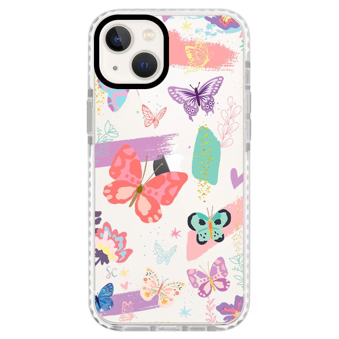 Case Celular Mariposas Colores - iPhone