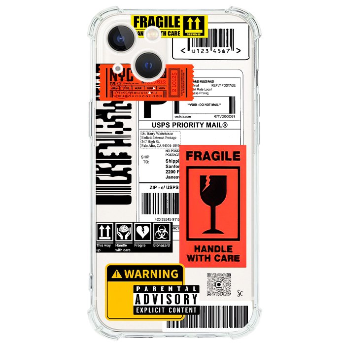 Case Celular Warning - iPhone
