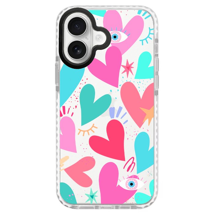 Case Celular Corazones 2 - iPhone