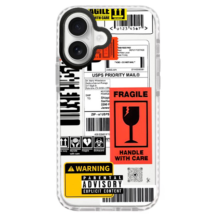 Case Celular Warning - iPhone
