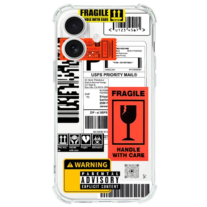 Case Celular Warning - iPhone