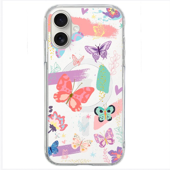 Case Celular Mariposas Colores - iPhone
