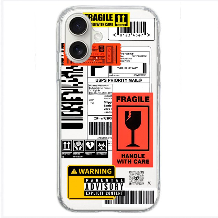 Case Celular Warning - iPhone