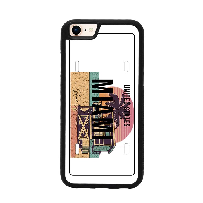 E. iPhone Placa Miami
