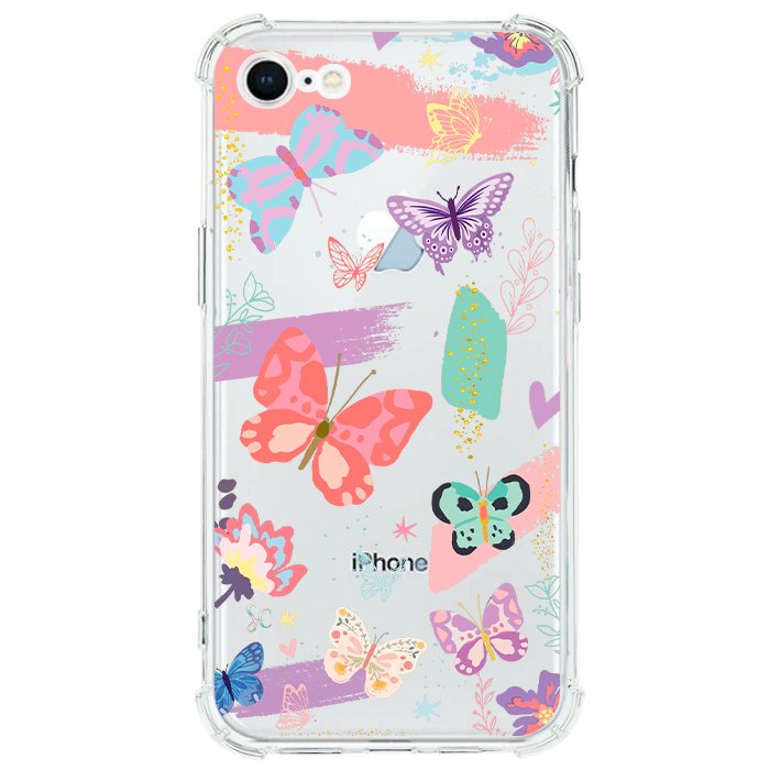Case Celular Mariposas Colores - iPhone