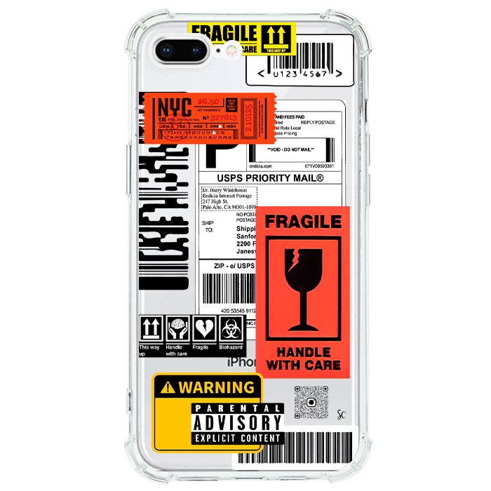 Case Celular Warning - iPhone