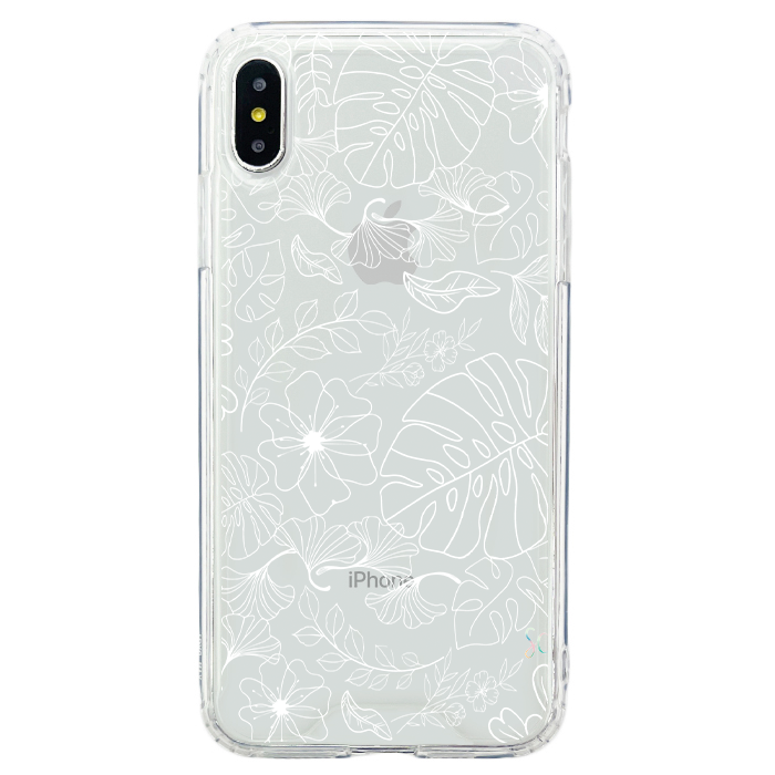 E. Case flores blancas - Xiaomi
