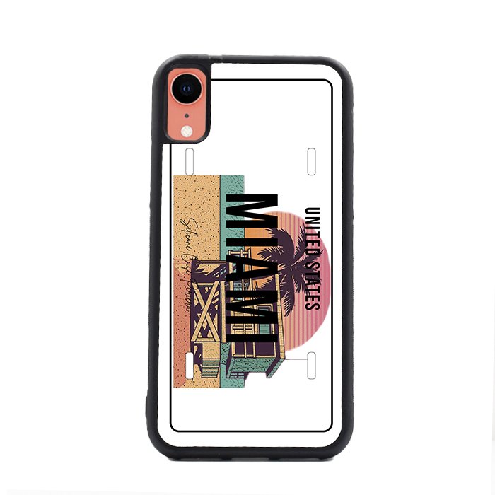 E. iPhone Placa Miami