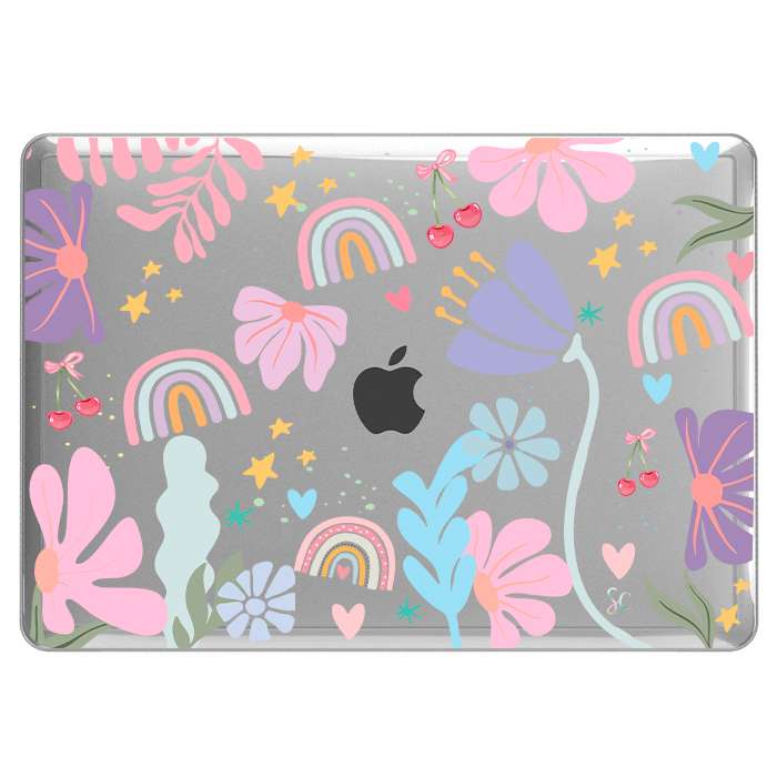 Case Macbook Transparente Paradise