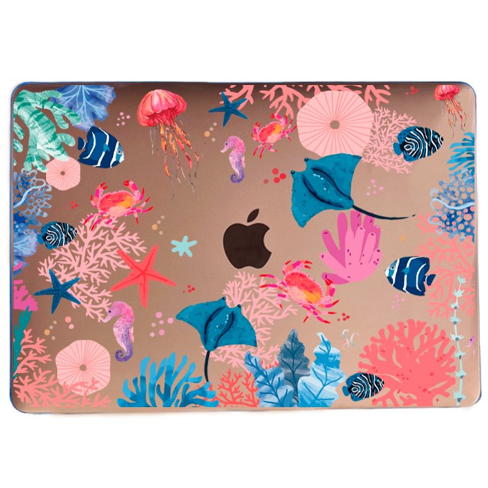 Case Macbook Transparente Mantarraya