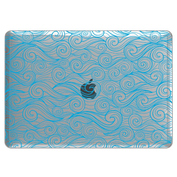 Case Macbook Transparente Olas