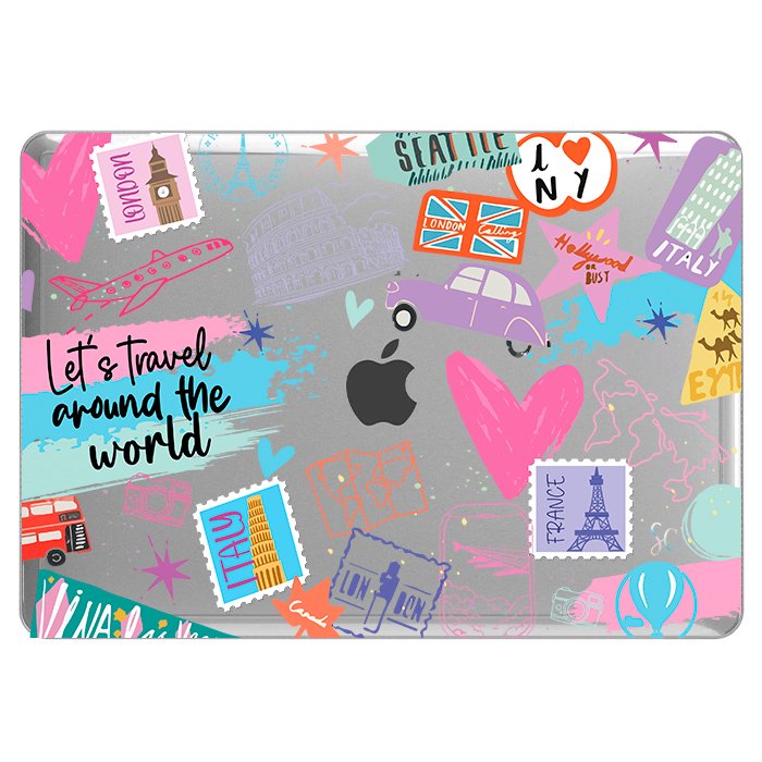 Case Macbook Transparente Viajes