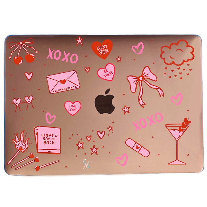 Case Macbook Transparente Cherry
