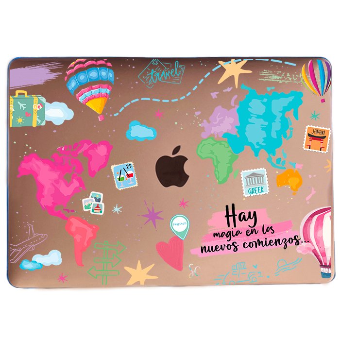 Case Macbook Transparente Travel 3