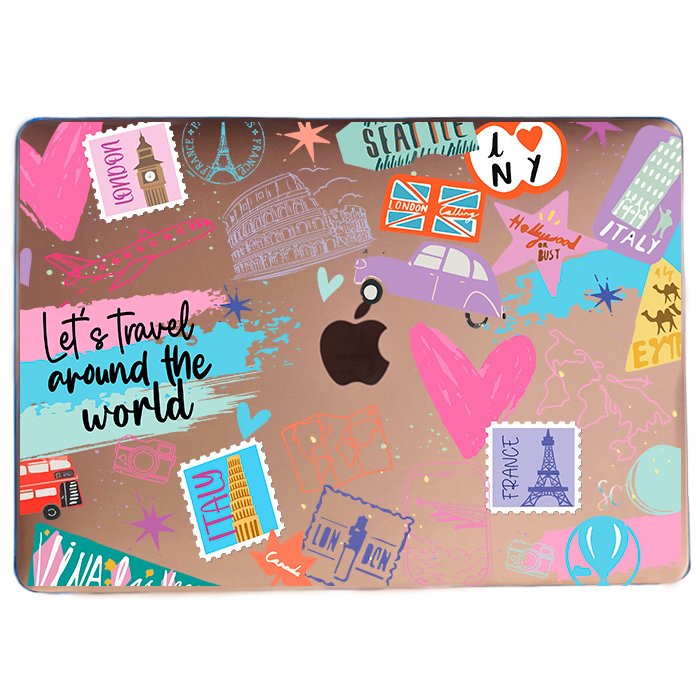 Case Macbook Transparente Viajes