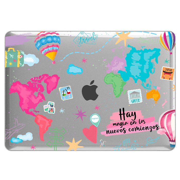 Case Macbook Transparente Travel 3
