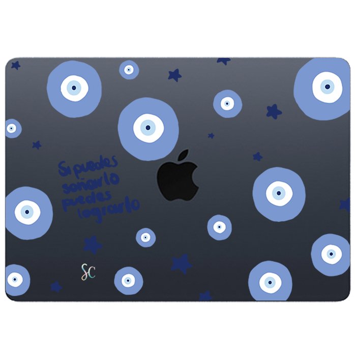 Case Macbook Transparente Ojo Turco